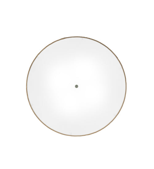 Meyda Lighting Cilindro 42" 4-Light Brushed Aluminum Pendant Light With Beige Textrene & White Shade