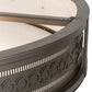 Meyda Lighting Cilindro 42" 8-Light Bronze Metallic Circleline Flush Mount Light With White Statuario Idalight Shade Glass