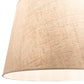 Meyda Lighting Cilindro 42" 8-Light Golden Bronze Tapered Pendant Light With Beige Textrene Shade