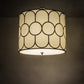 Meyda Lighting Cilindro 48" 8-Light Bronze Metallic Homer Pendant Light With Marble Eggshell Textrene Shade