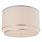 Meyda Lighting Cilindro 48" 8-Light Nickel Natural Pendant Light With Natural Textrene Shade