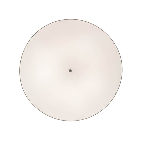 Meyda Lighting Cilindro 48" 8-Light Nickel Pendant Light With Beige Natural Textrene Shade