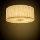 Meyda Lighting Cilindro 48" 8-Light Timeless Bronze Pendant Light With Beige Sahara Taupe Idalight Shade Glass