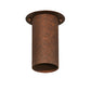 Meyda Lighting Cilindro 5" 2-Light Rusty Nail Camden Flush Mount Light