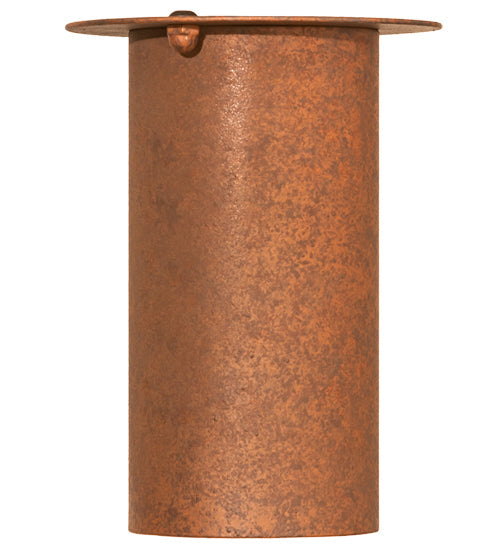 Meyda Lighting Cilindro 5" 2-Light Rusty Nail Camden Flush Mount Light