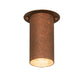 Meyda Lighting Cilindro 5" 2-Light Rusty Nail Camden Flush Mount Light