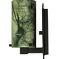 Meyda Lighting Cilindro 5" Black Wall Sconce With Light Dark Green Jadestone Shade