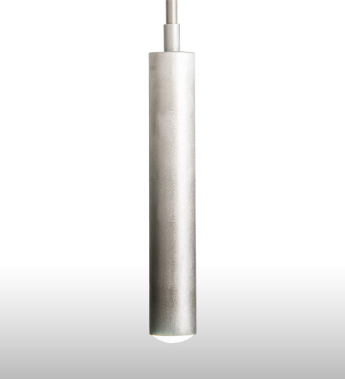 Meyda Lighting Cilindro 5" Etched Aluminum & Nickel Powder Coat Mini Pendant Light With Statuario Idalight Shade