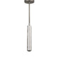 Meyda Lighting Cilindro 5" Etched Aluminum & Nickel Powder Coat Mini Pendant Light With Statuario Idalight Shade