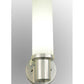 Meyda Lighting Cilindro 5" LED Extreme Chrome West Chester Wall Sconce With White Statuario Idalight Shade Glass