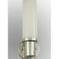 Meyda Lighting Cilindro 5" LED Extreme Chrome West Chester Wall Sconce With White Statuario Idalight Shade Glass