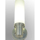 Meyda Lighting Cilindro 5" LED Extreme Chrome West Chester Wall Sconce With White Statuario Idalight Shade Glass
