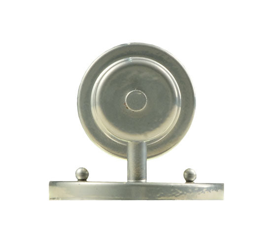Meyda Lighting Cilindro 5" LED Extreme Chrome West Chester Wall Sconce With White Statuario Idalight Shade Glass