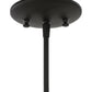 Meyda Lighting Cilindro 5" Oil Rubbed Bronze Agoura Mini Pendant Light With Clear and Amber Shade Glass