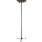 Meyda Lighting Cilindro 5" Oil Rubbed Bronze Mini Pendant Light With Green Jadestone Shade