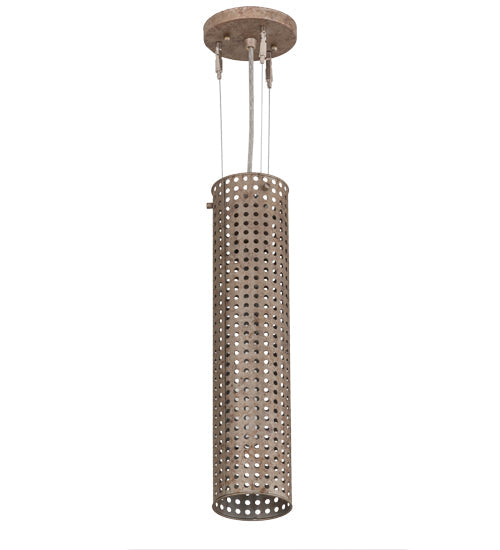 Meyda Lighting Cilindro 5" Ombre Lavato Martiz Mini Pendant Light