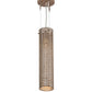 Meyda Lighting Cilindro 5" Ombre Lavato Martiz Mini Pendant Light