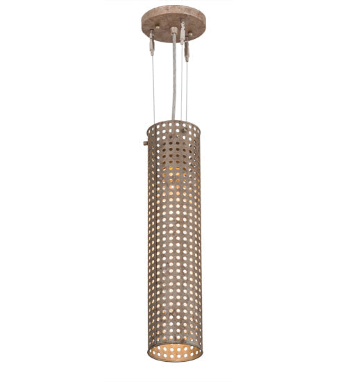 Meyda Lighting Cilindro 5" Ombre Lavato Martiz Mini Pendant Light