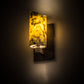 Meyda Lighting Cilindro 5" Rust Wall Sconce With Dark Green Jadestone Shade