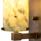 Meyda Lighting Cilindro 5" Rust Wall Sconce With Dark Green Jadestone Shade