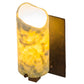 Meyda Lighting Cilindro 5" Rust Wall Sconce With Dark Green Jadestone Shade