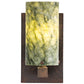 Meyda Lighting Cilindro 5" Rusty Nail Wall Sconce With Green Jadestone Shade