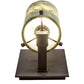 Meyda Lighting Cilindro 5" Rusty Nail Wall Sconce With Green Jadestone Shade
