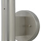 Meyda Lighting Cilindro 5" Satin Nickel Wall Sconce With Clear Shade Glass