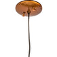 Meyda Lighting Cilindro 5" Transparent Copper Dedal Pendant Light