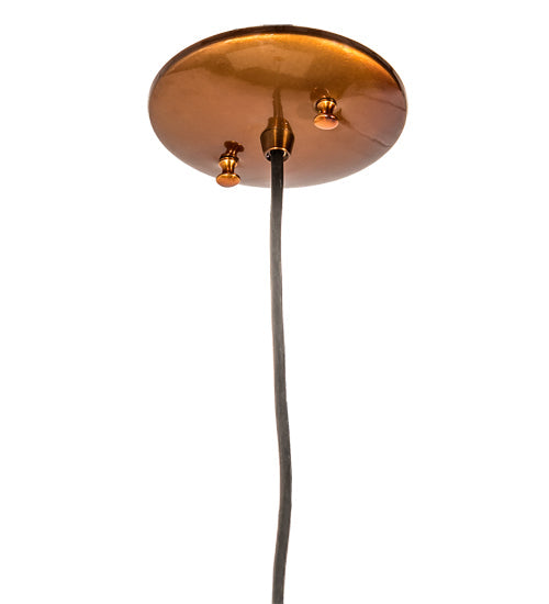 Meyda Lighting Cilindro 5" Transparent Copper Dedal Pendant Light