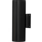 Meyda Lighting Cilindro 6" 2-Light Black Textured Hayden Wall Sconce