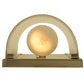 Meyda Lighting Cilindro 6" 2-Light Brushed Nickel Wall Sconce With White Art Shade Glass