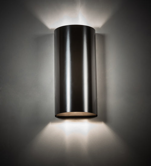 Meyda Lighting Cilindro 6" 2-Light Timeless Bronze Cosmo Wall Sconce