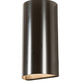 Meyda Lighting Cilindro 6" 2-Light Timeless Bronze Cosmo Wall Sconce