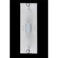 Meyda Lighting Cilindro 6" 2-Light White Wall Sconce With Frosted Shade Glass