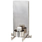 Meyda Lighting Cilindro 6" Chrome Lange Wall Sconce With Rainstone And Statuario Idalight Shade