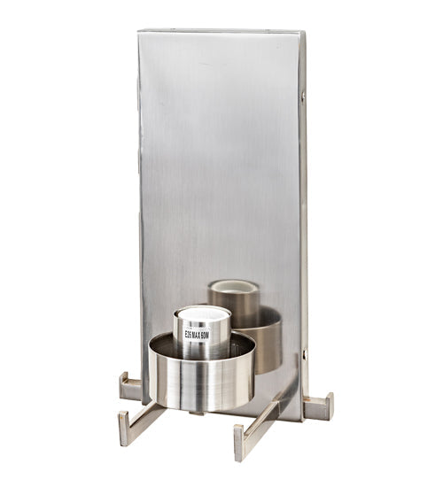 Meyda Lighting Cilindro 6" Chrome Lange Wall Sconce With Rainstone And Statuario Idalight Shade