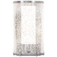 Meyda Lighting Cilindro 6" Chrome Lange Wall Sconce With Rainstone And Statuario Idalight Shade