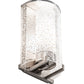 Meyda Lighting Cilindro 6" Chrome Lange Wall Sconce With Rainstone And Statuario Idalight Shade