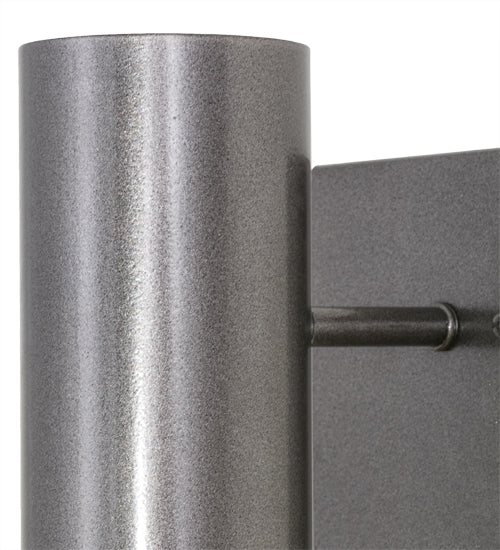Meyda Lighting Cilindro 6" Cosmic Silver Vein Starkville Wall Sconce