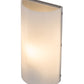 Meyda Lighting Cilindro 6" Nickel Wall Sconce With White Statuario Idalight Shade Glass