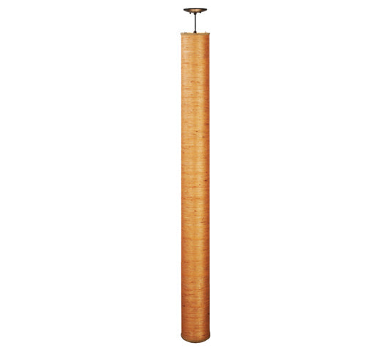 Meyda Lighting Cilindro 6" Oil Rubbed Bronze Burlap Pendant Light With Bronze Shade