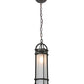 Meyda Lighting Cilindro 6" Oil Rubbed Bronze Mini Pendant Light With Whitestone Idalight Shade Glass