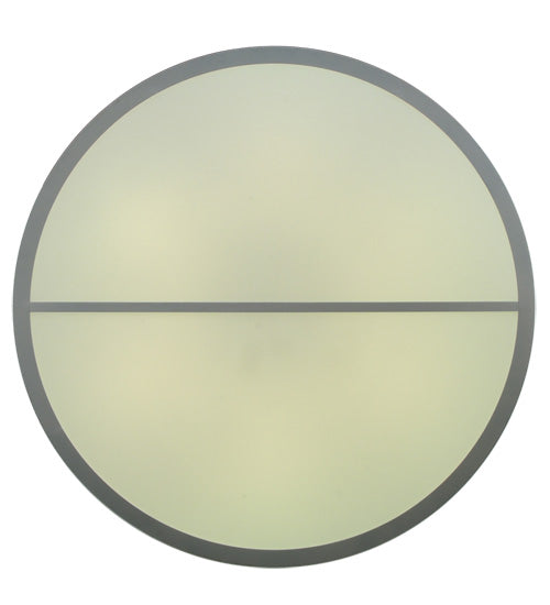 Meyda Lighting Cilindro 60" 6-Light Nickel Flush Mount Light With White Linen Textrene Shade