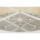 Meyda Lighting Cilindro 68" 8-Light Black Tapered Pendant Light With Natural Textrene Shade