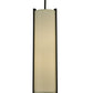 Meyda Lighting Cilindro 7" 2-Light Oil Rubbed Bronze Mini Pendant Light With Eggshell Textrene Shade