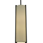 Meyda Lighting Cilindro 7" 2-Light Oil Rubbed Bronze Mini Pendant Light With Eggshell Textrene Shade
