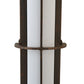 Meyda Lighting Cilindro 7" 3-Light Gilded Tobacco Kenzo Wall Sconce With White Statuario Idalight Shade