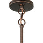 Meyda Lighting Cilindro 7" New Copper Vein Mini Pendant Light With Beige Sahara Taupe Idalight Shade