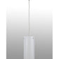 Meyda Lighting Cilindro 7" Nickel Powder Coat Mini Pendant Light With White Statuario Idalight Shade Glass